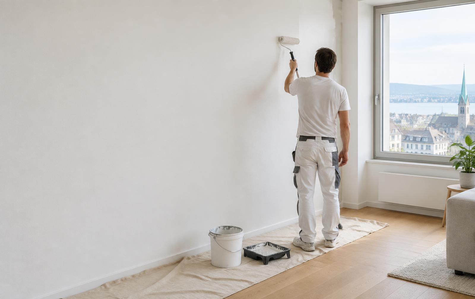 Konzeptvisualisierung einer Wohnungsrenovation in Zürich